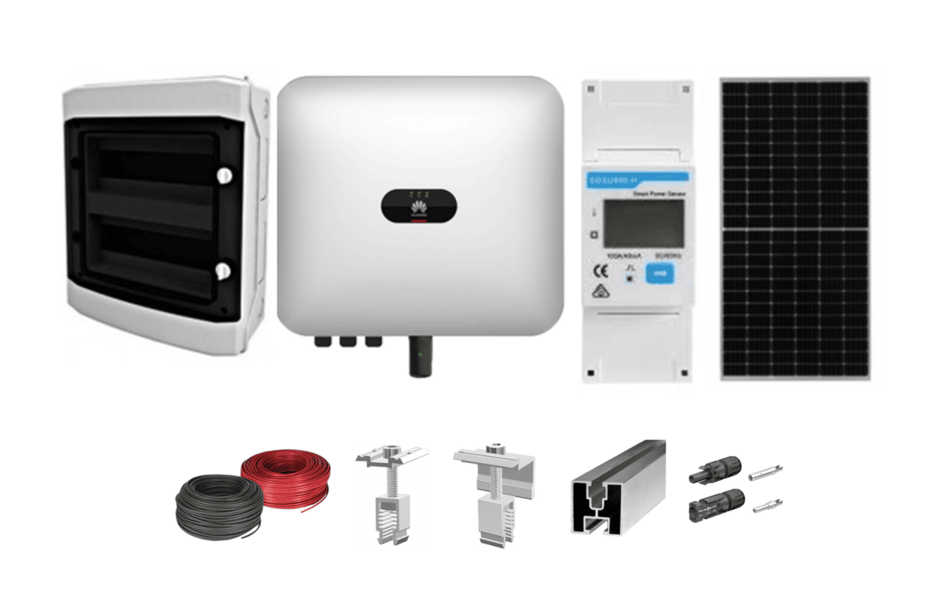 pachet fotovoltaic on grid monofazat 3.4 kwp